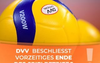 Absage Volleyball-Spielbetrieb